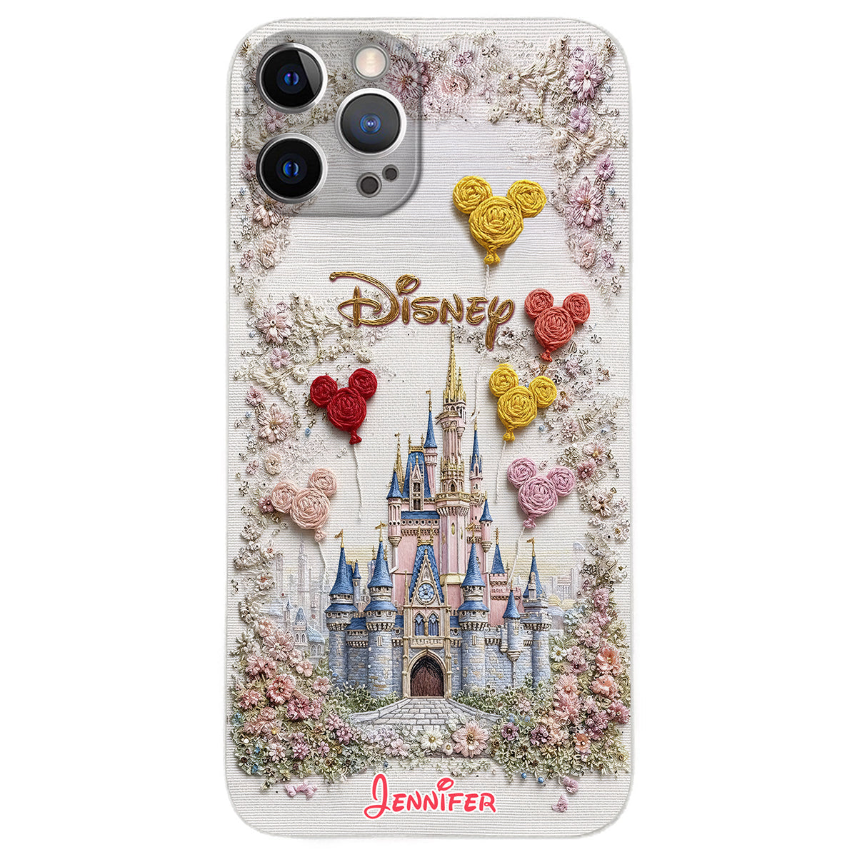 Magical Castle - Personalized Mouse Leather Phone Case