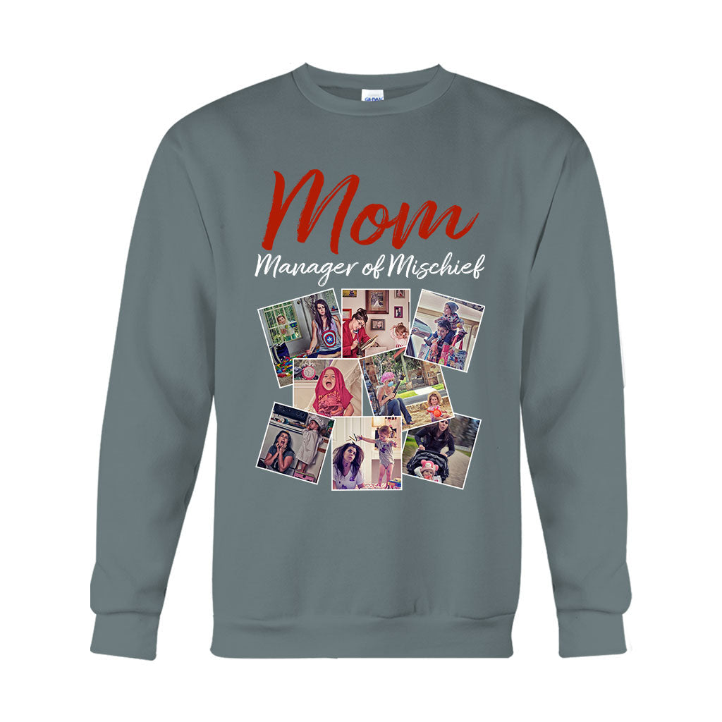 Mom Manager Of Mischief - Personalized Mother T-shirt And Hoodie