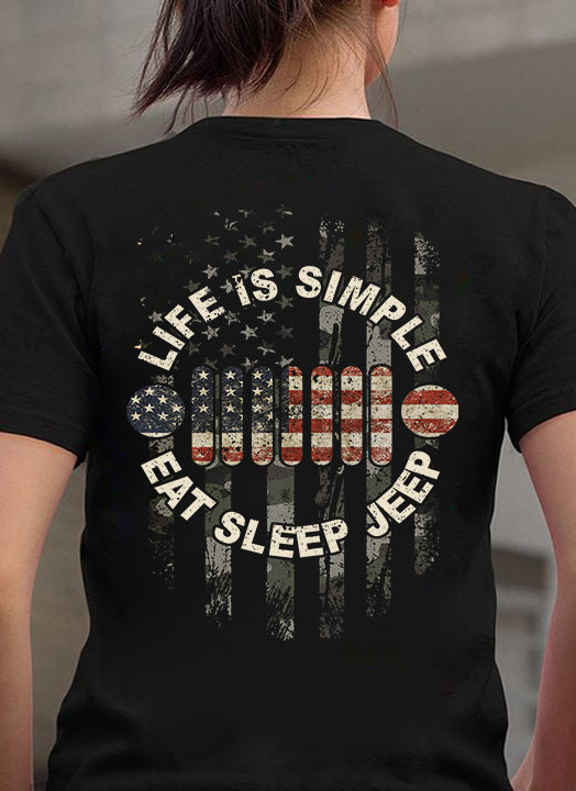 Life Is Simple Car T-shirt and Hoodie 0823