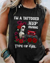 I&#39;m A Tattooed Type Of Girl Car T-shirt and Hoodie 0823