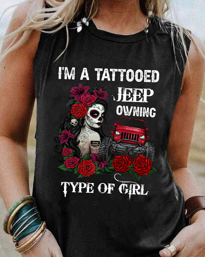 I'm A Tattooed Type Of Girl Car T-shirt and Hoodie 0823