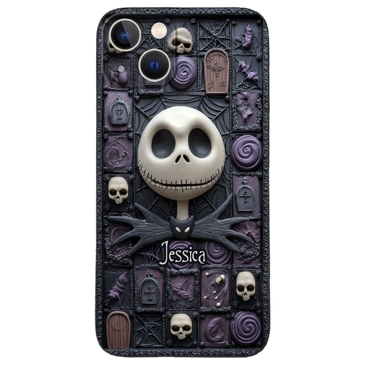Fantasy Nightmare - Personalized Nightmare Leather Phone Case