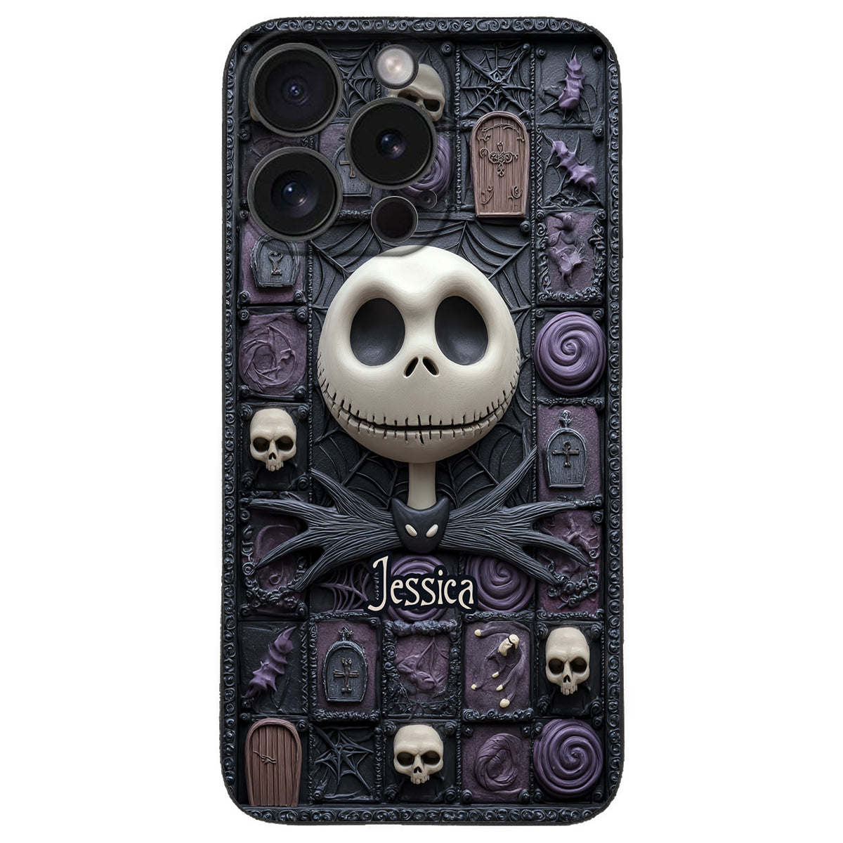 Fantasy Nightmare - Personalized Nightmare Leather Phone Case