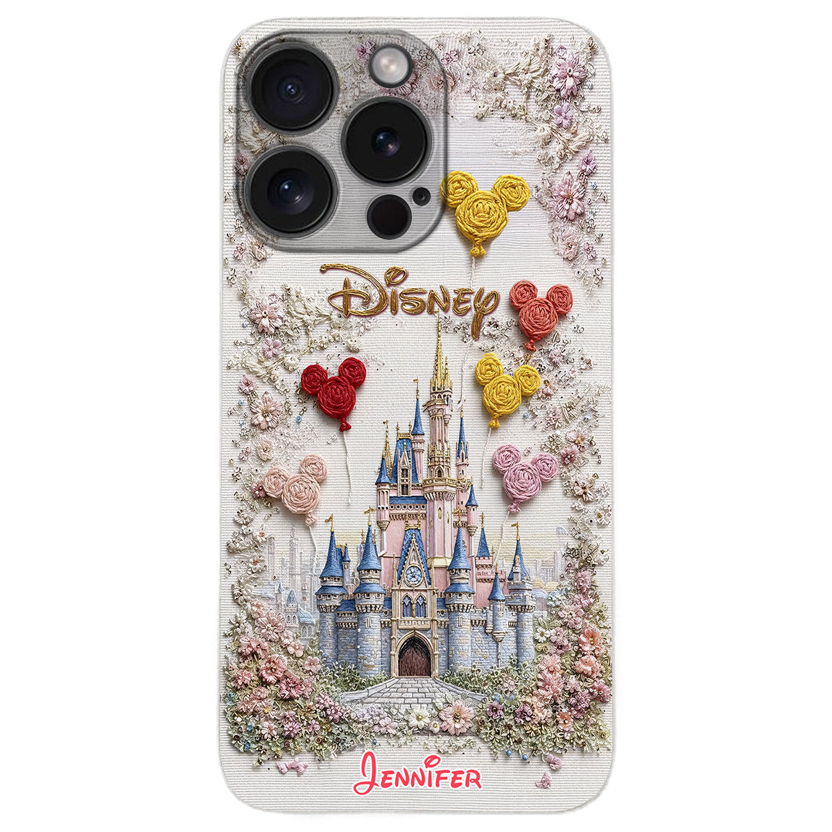 Magical Castle - Personalized Mouse Leather Phone Case