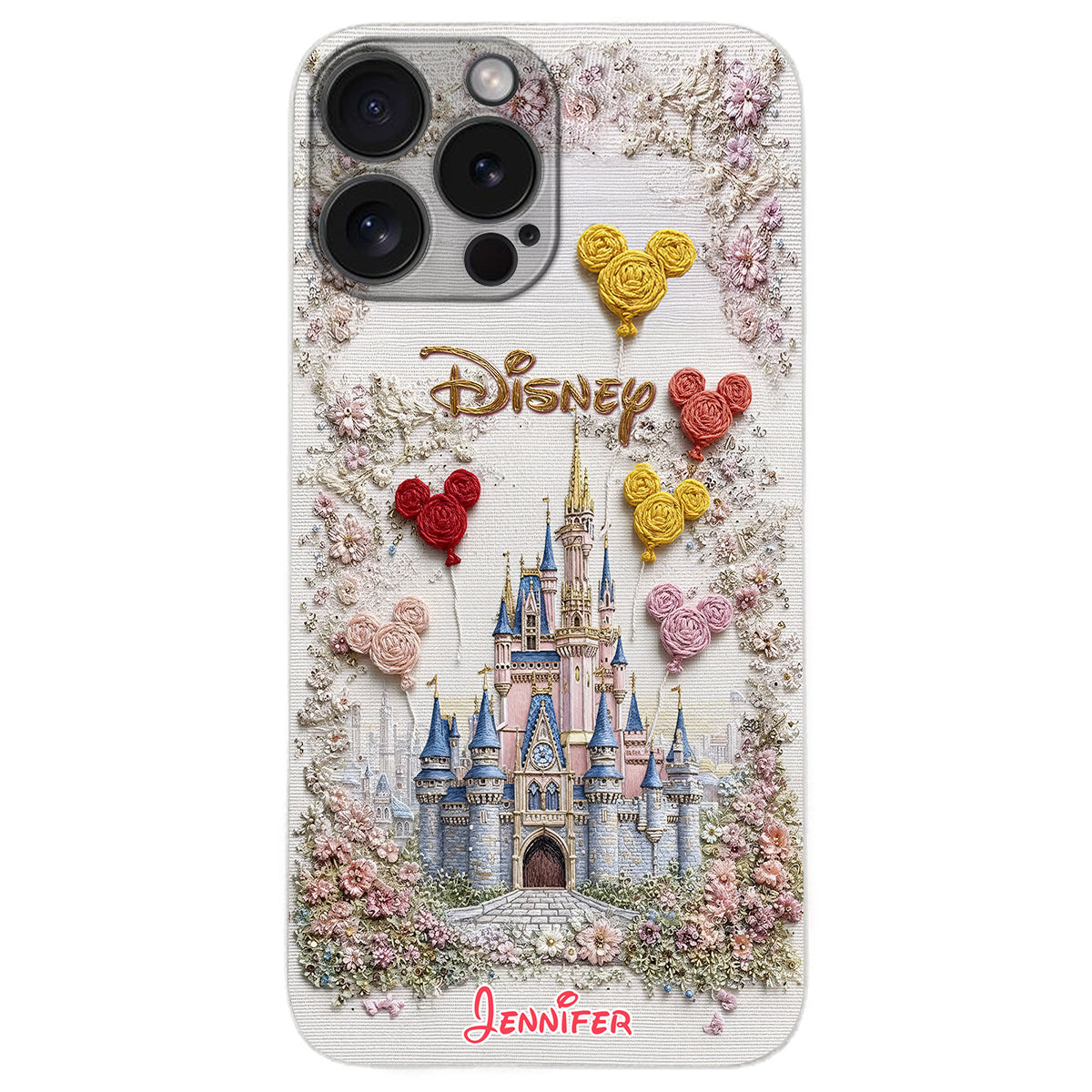 Magical Castle - Personalized Mouse Leather Phone Case