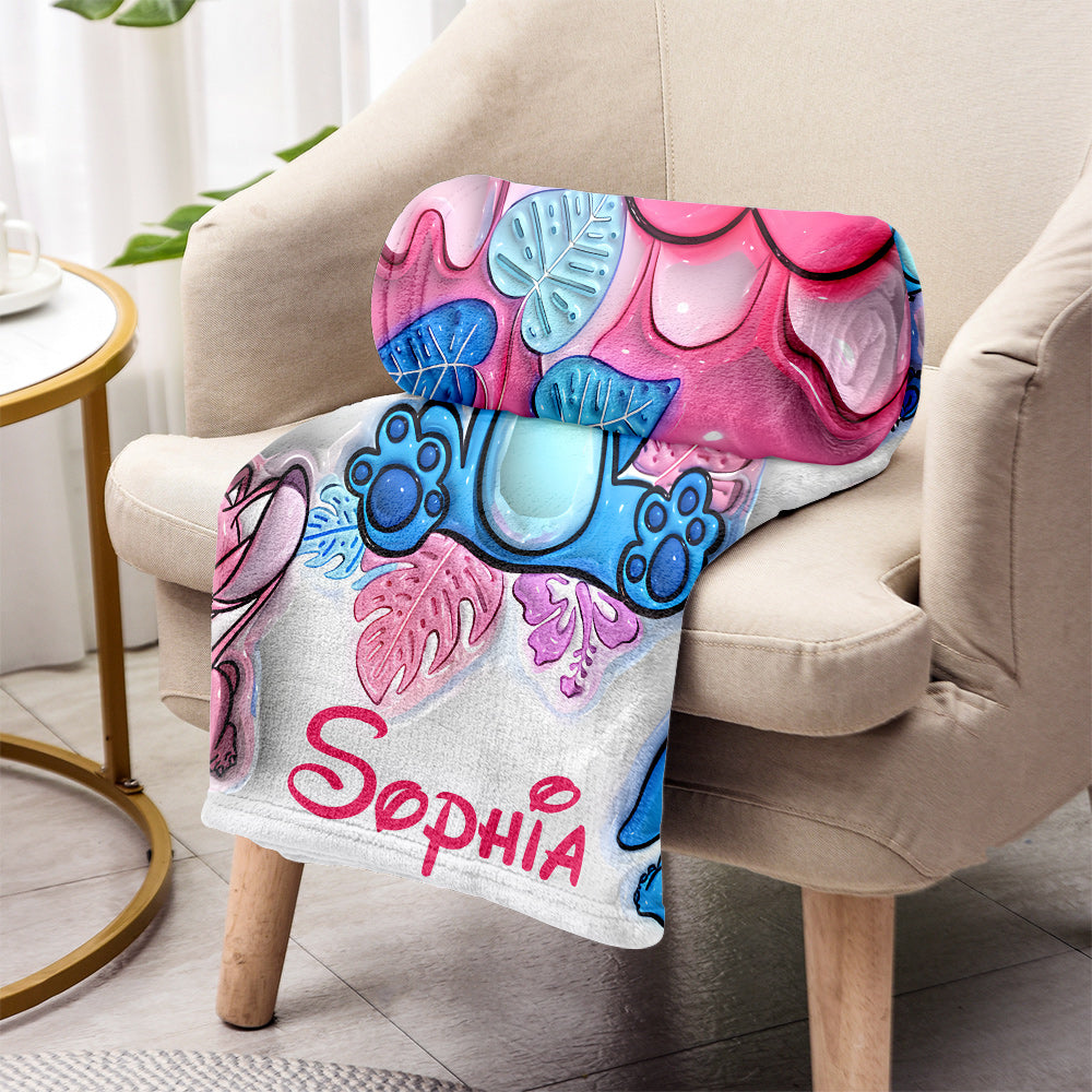 Ohana Means Family - Personalized Ohana Blanket