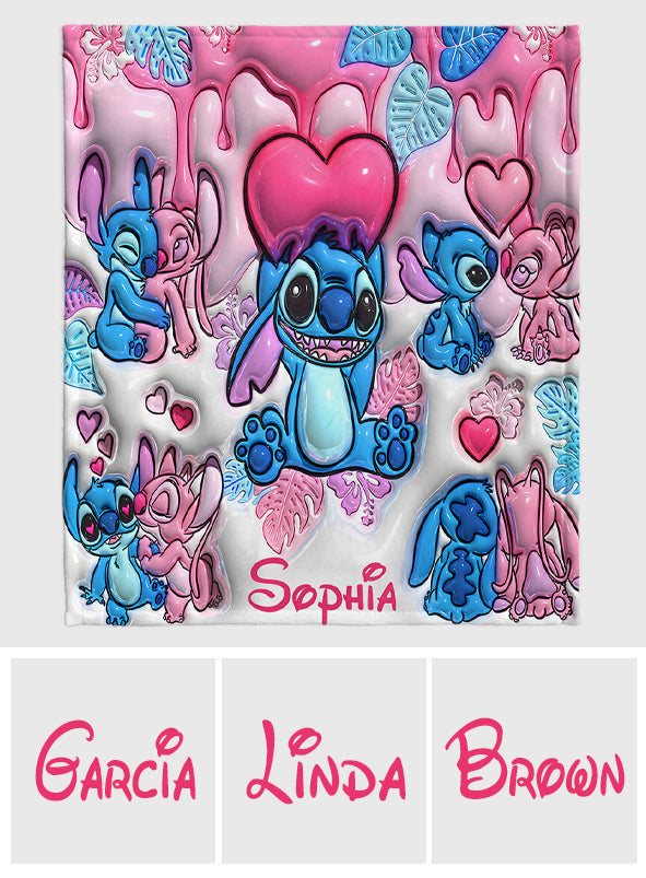 Ohana Means Family - Personalized Ohana Blanket