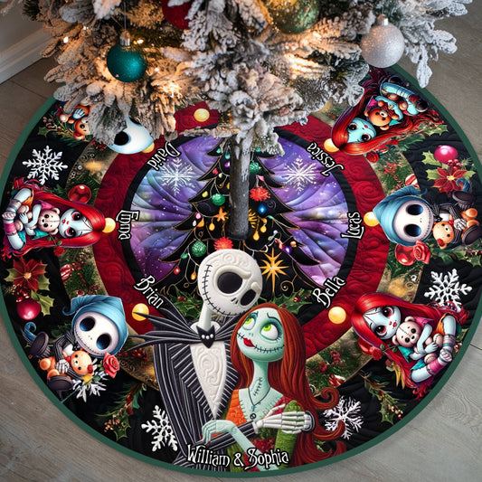 Merry Christmas - Personalized Nightmare Tree Skirt
