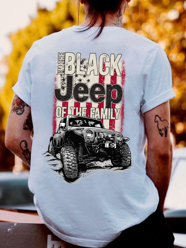 I'm The Black Sheep Of The Family Car T-shirt and Hoodie 0823