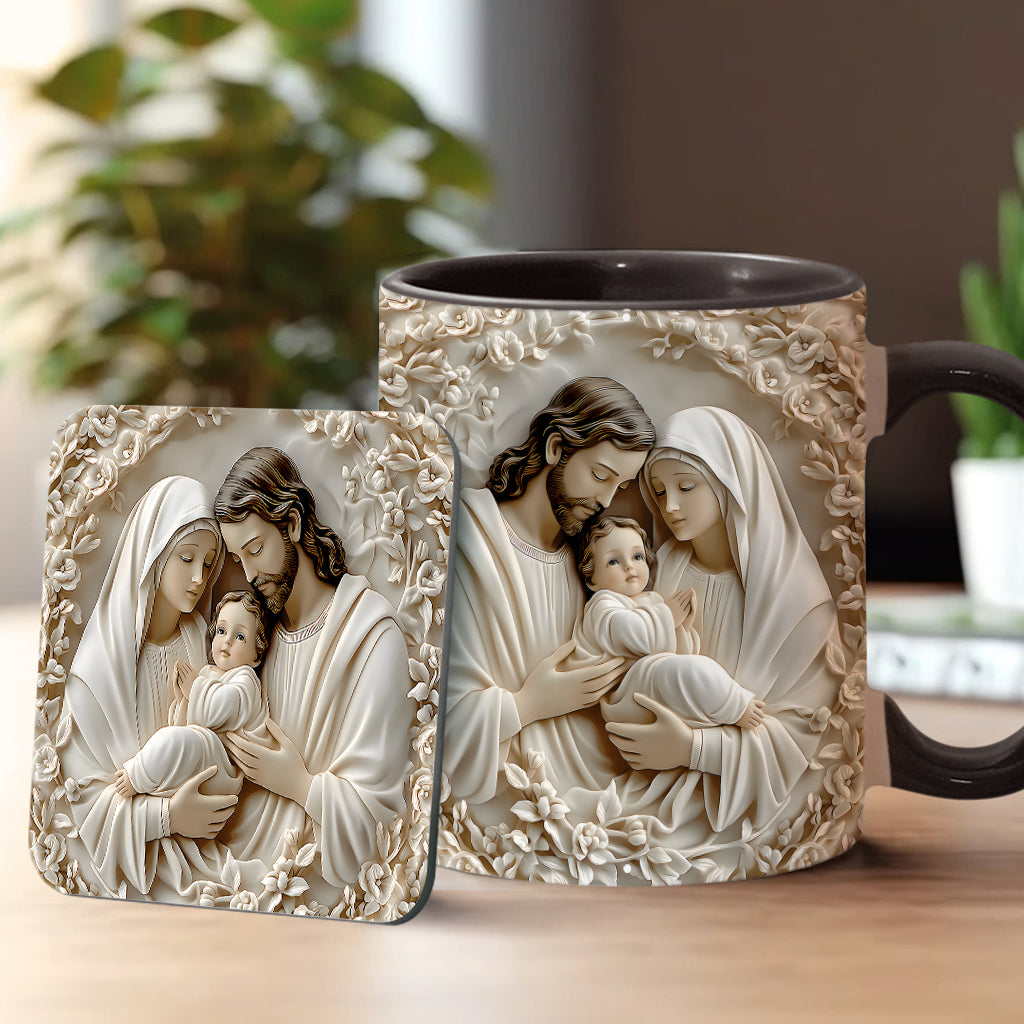 The Holy Family - Personalized Christian Accent Mug
