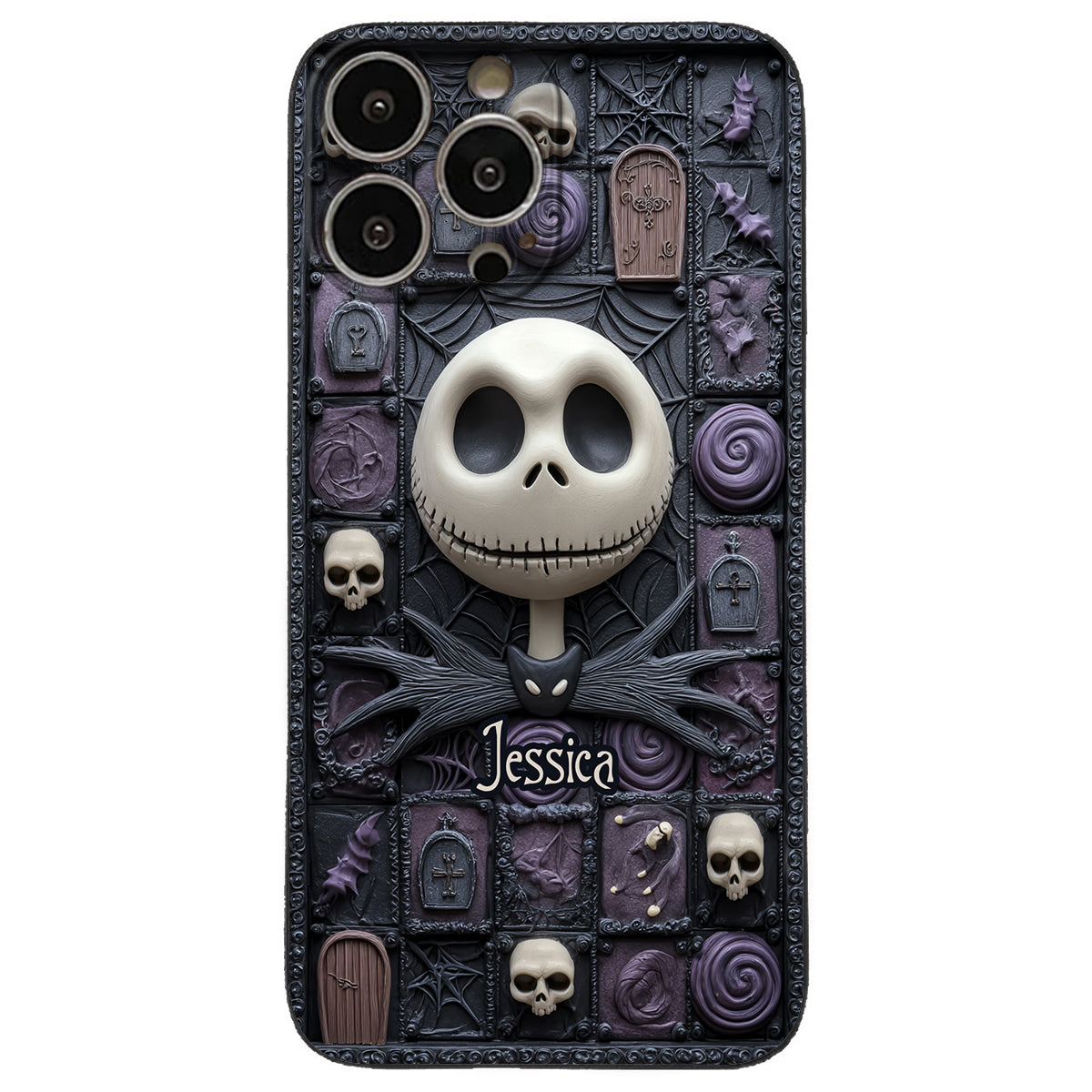 Fantasy Nightmare - Personalized Nightmare Leather Phone Case