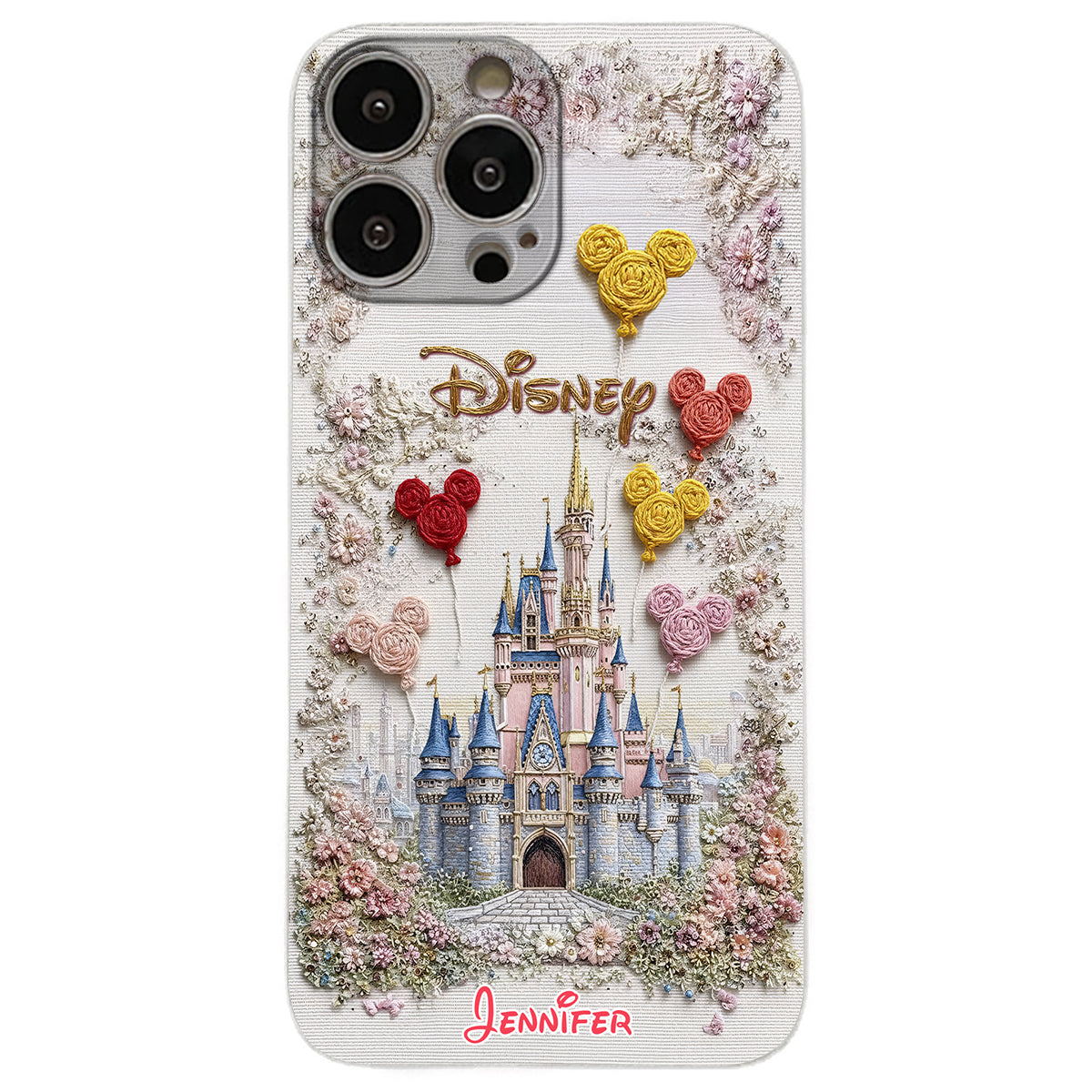 Magical Castle - Personalized Mouse Leather Phone Case
