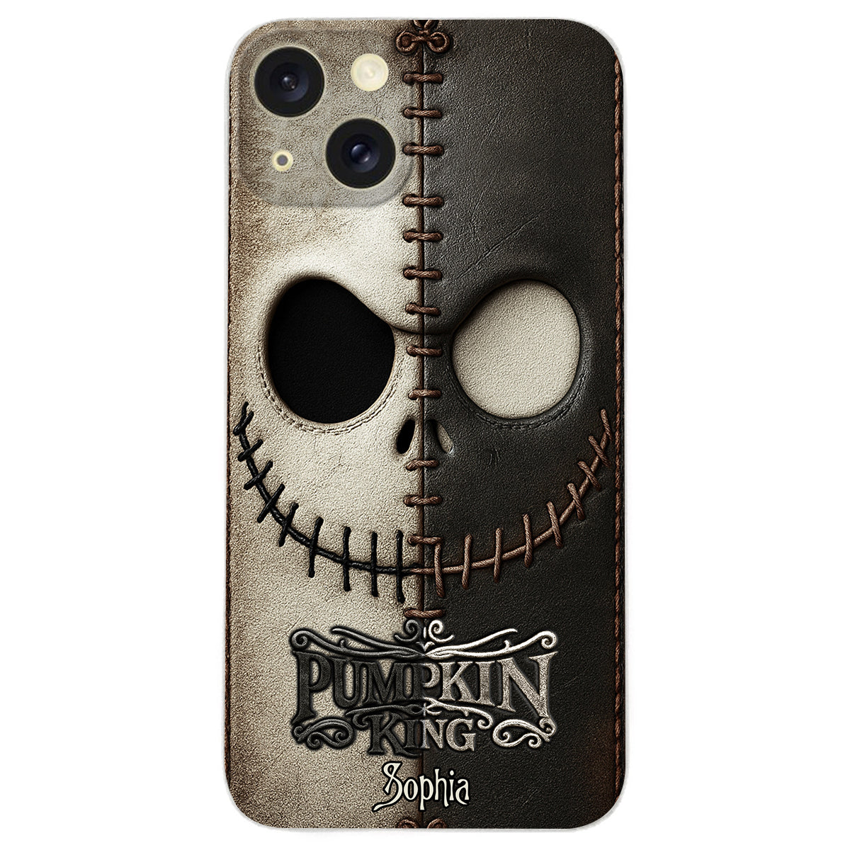 The Pumpkin King - Nightmare Leather Phone Case