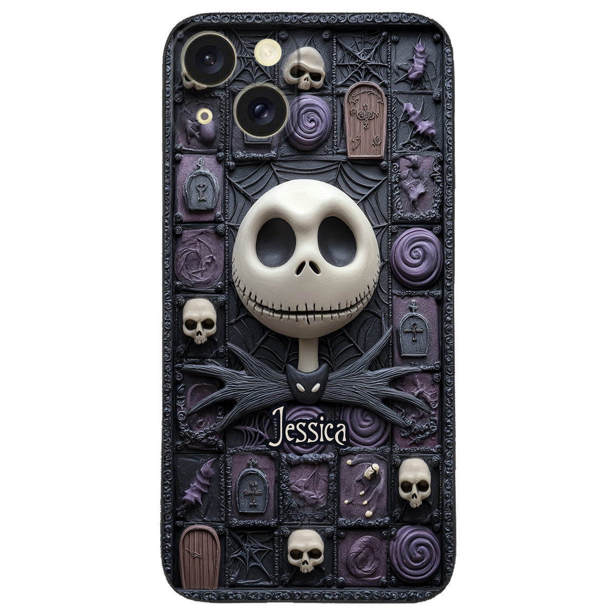 Fantasy Nightmare - Personalized Nightmare Leather Phone Case