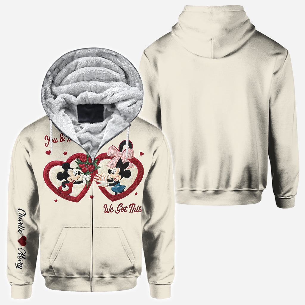 Magic Couple - Personalized Mouse All Over Shirt