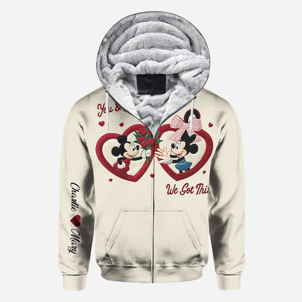 Magic Couple - Personalized Mouse All Over Shirt