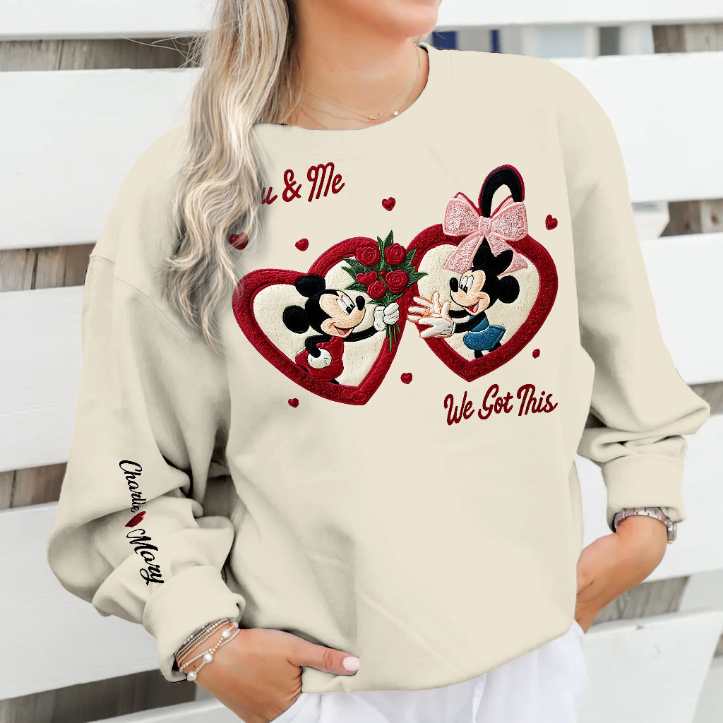 Magic Couple - Personalized Mouse All Over Shirt