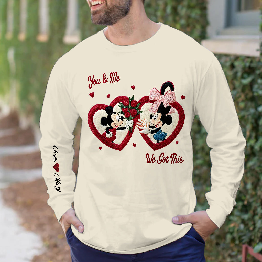 Magic Couple - Personalized Mouse All Over Shirt