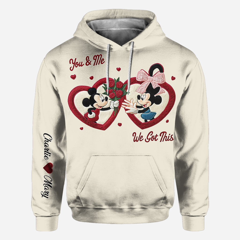 Magic Couple - Personalized Mouse All Over Shirt