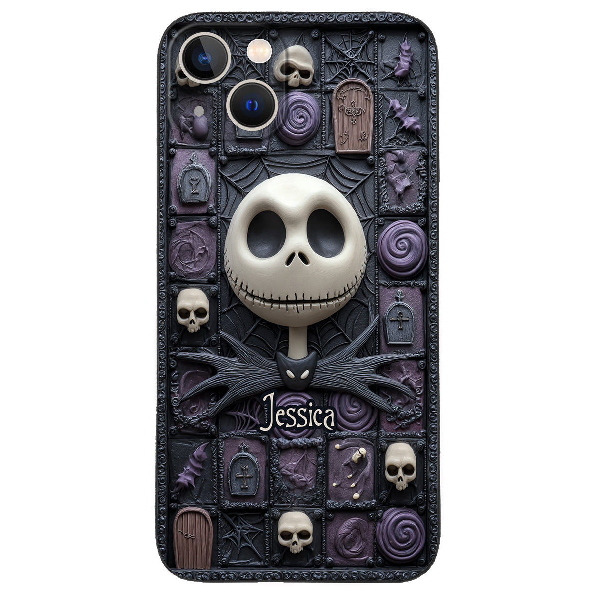 Fantasy Nightmare - Personalized Nightmare Leather Phone Case