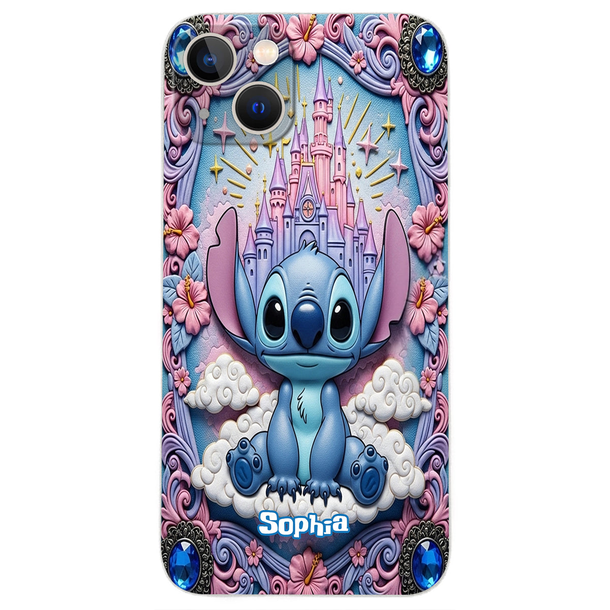 Blue Ohana - Personalized Ohana Leather Phone Case