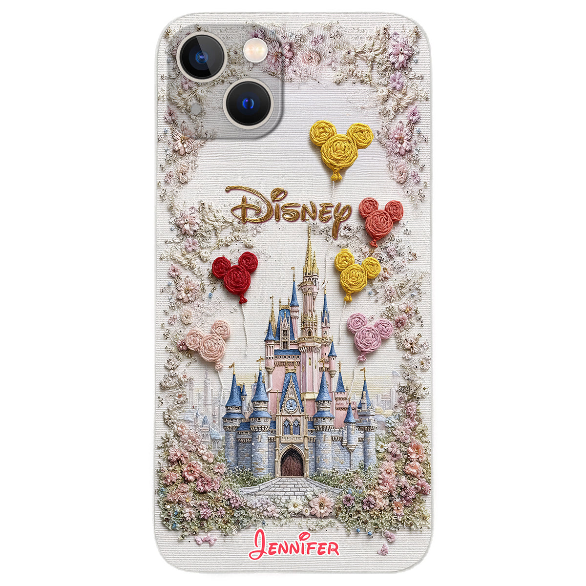 Magical Castle - Personalized Mouse Leather Phone Case
