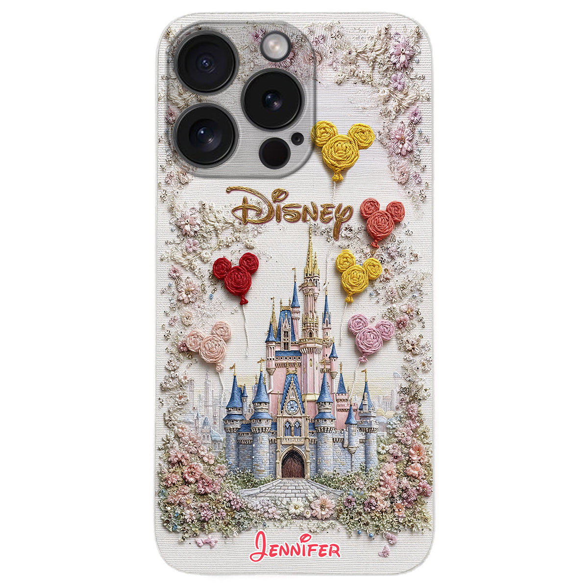 Magical Castle - Personalized Mouse Leather Phone Case