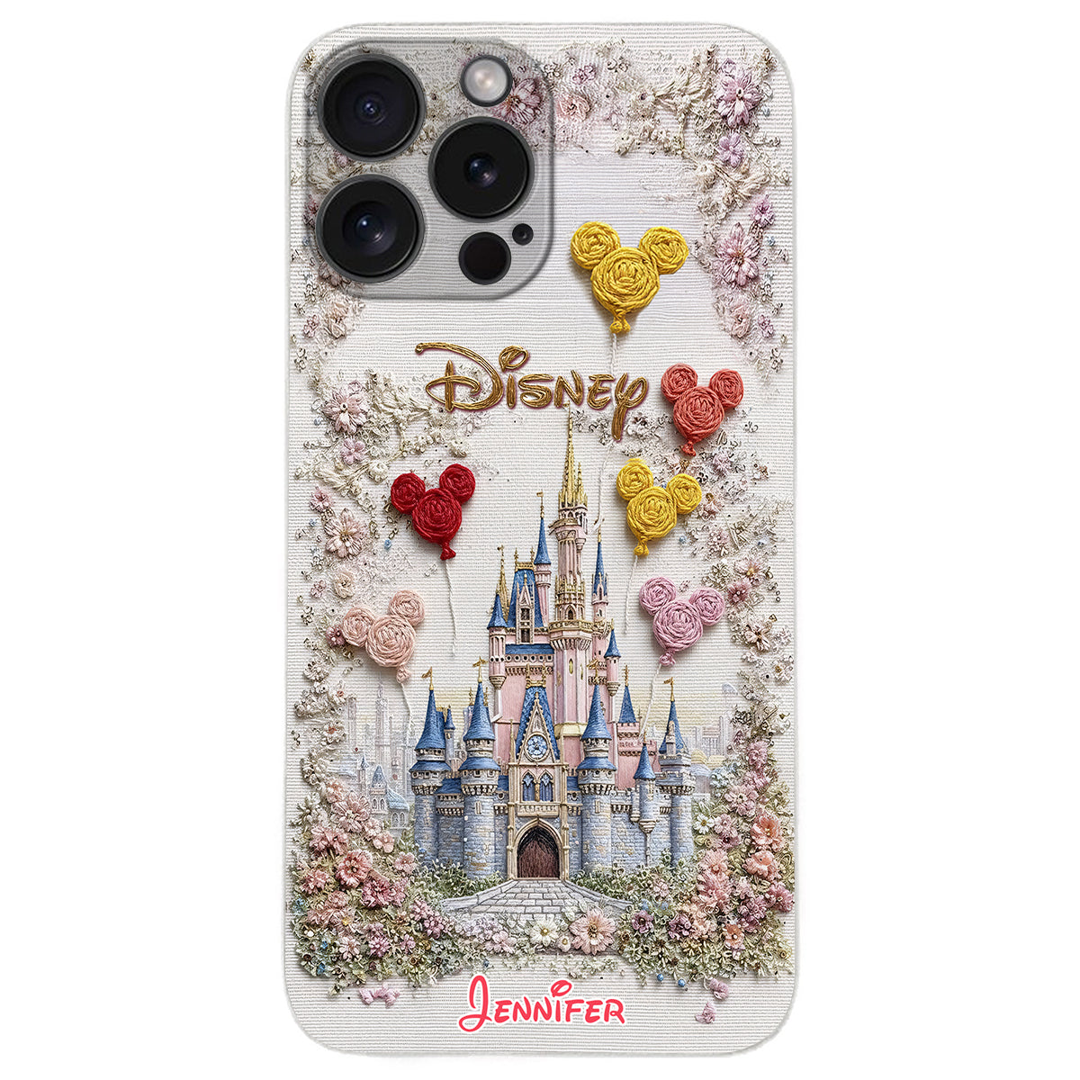 Magical Castle - Personalized Mouse Leather Phone Case