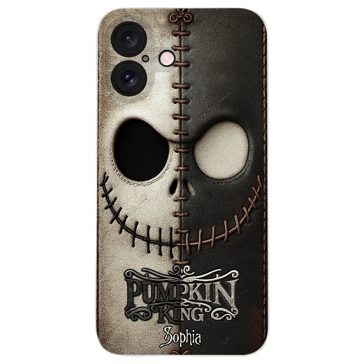 The Pumpkin King - Nightmare Leather Phone Case