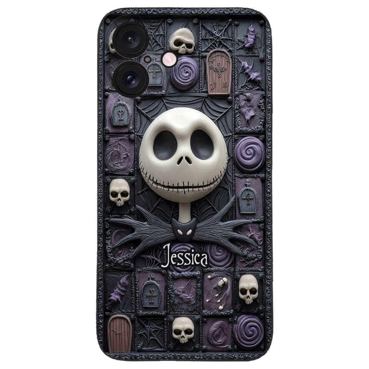 Fantasy Nightmare - Personalized Nightmare Leather Phone Case
