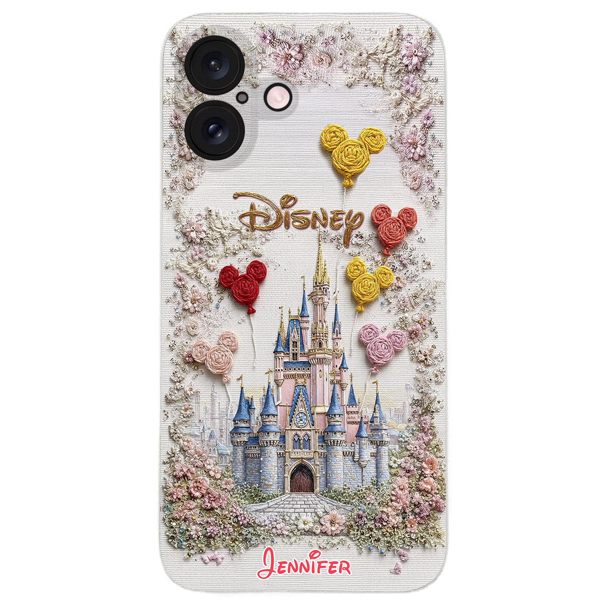 Magical Castle - Personalized Mouse Leather Phone Case