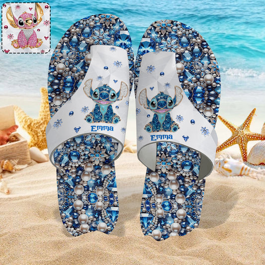 Ohana Means Family - Personalized Ohana Open Toe Sandals