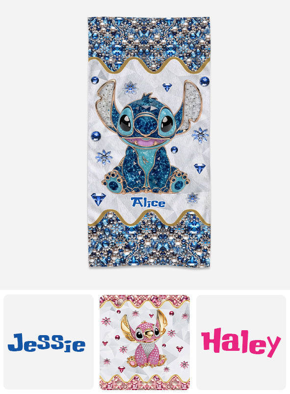 Blue Ohana - Personalized Ohana Beach Towel