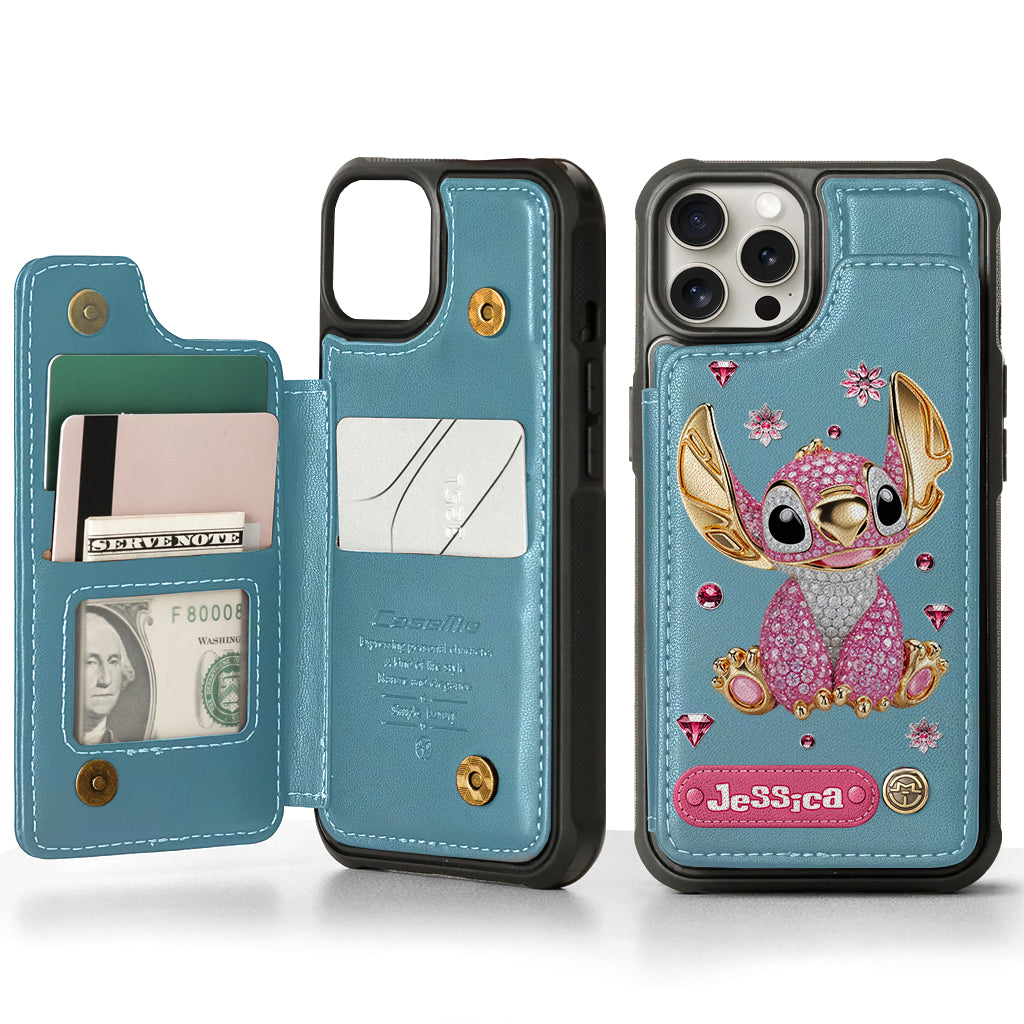 Blue Ohana - Personalized Ohana Wallet Phone Case