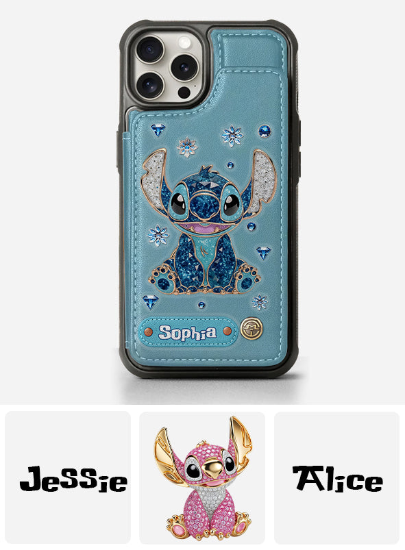 Blue Ohana - Personalized Ohana Wallet Phone Case