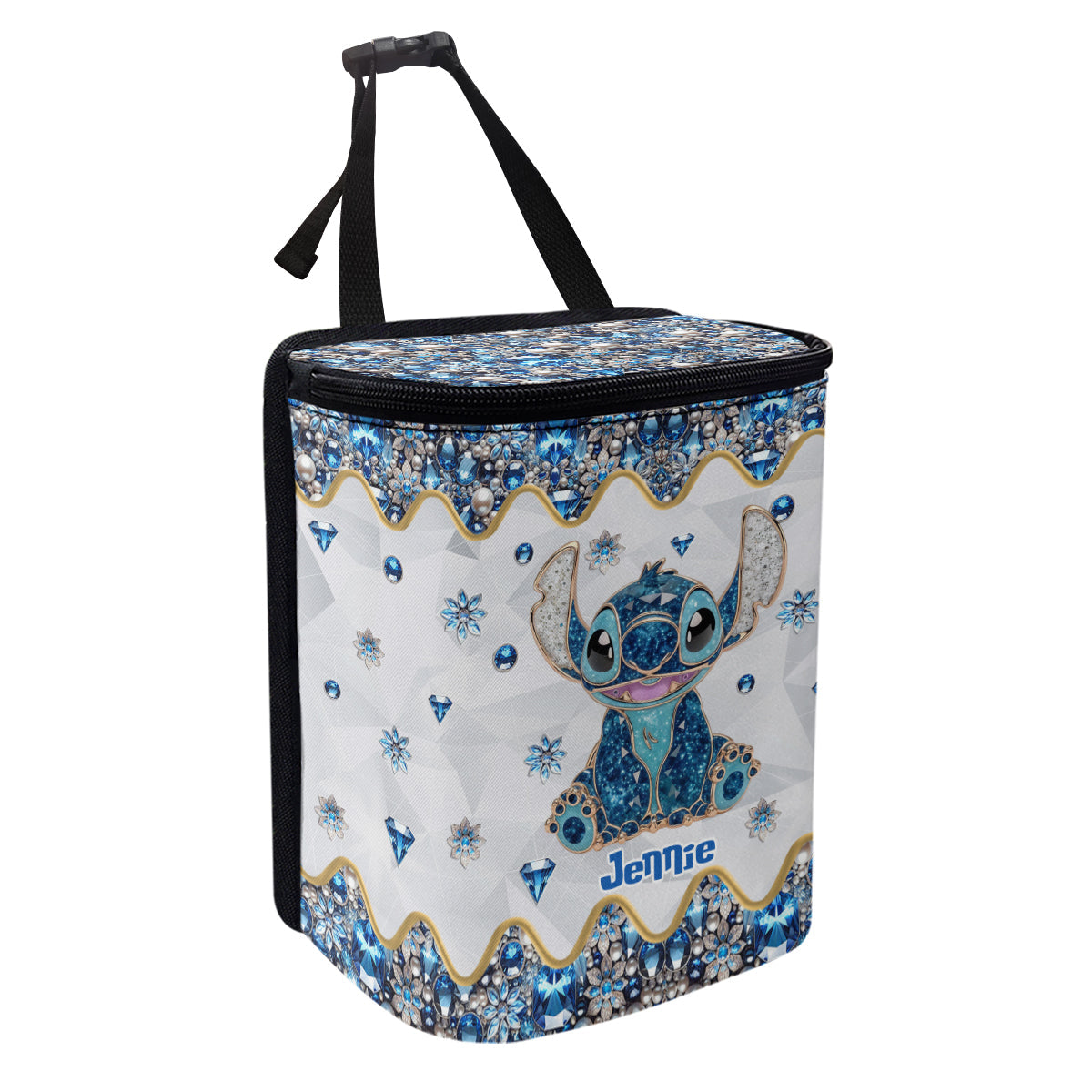 Blue Ohana - Personalized Ohana Portable Car Trash Can/ Organizer