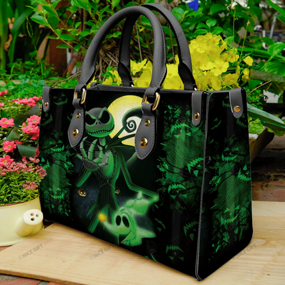 Green Light Nightmare Leather Handbag 0523