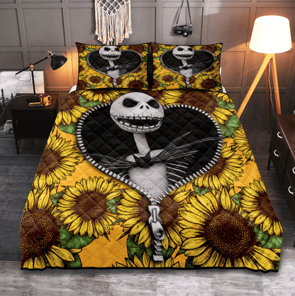 Love Sunflowers Nightmare Quilt Set 0523