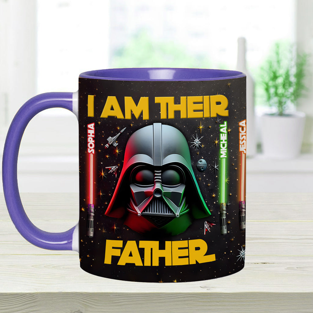 I'm Their Father - Personalized The Force Accent Mug