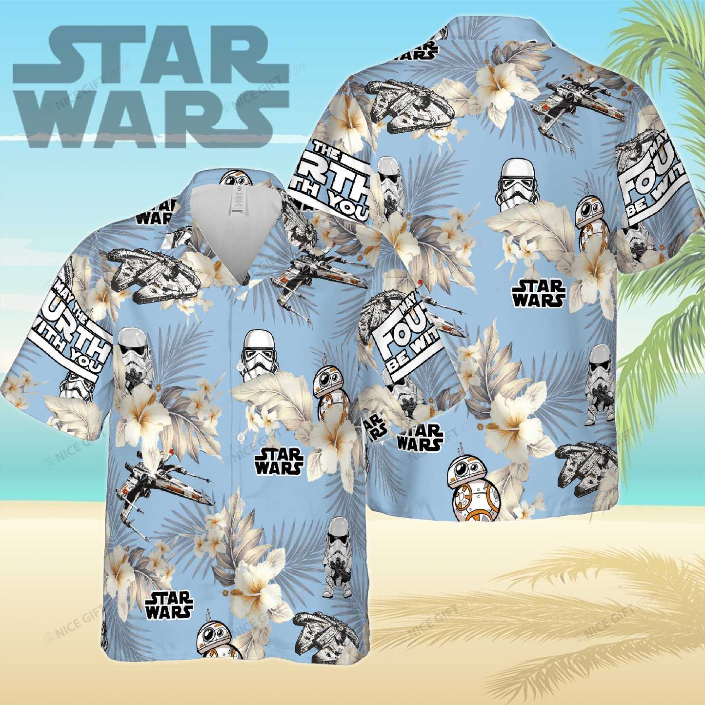 May The Fourth Be With You The Force Hawaiian Shirt 0523