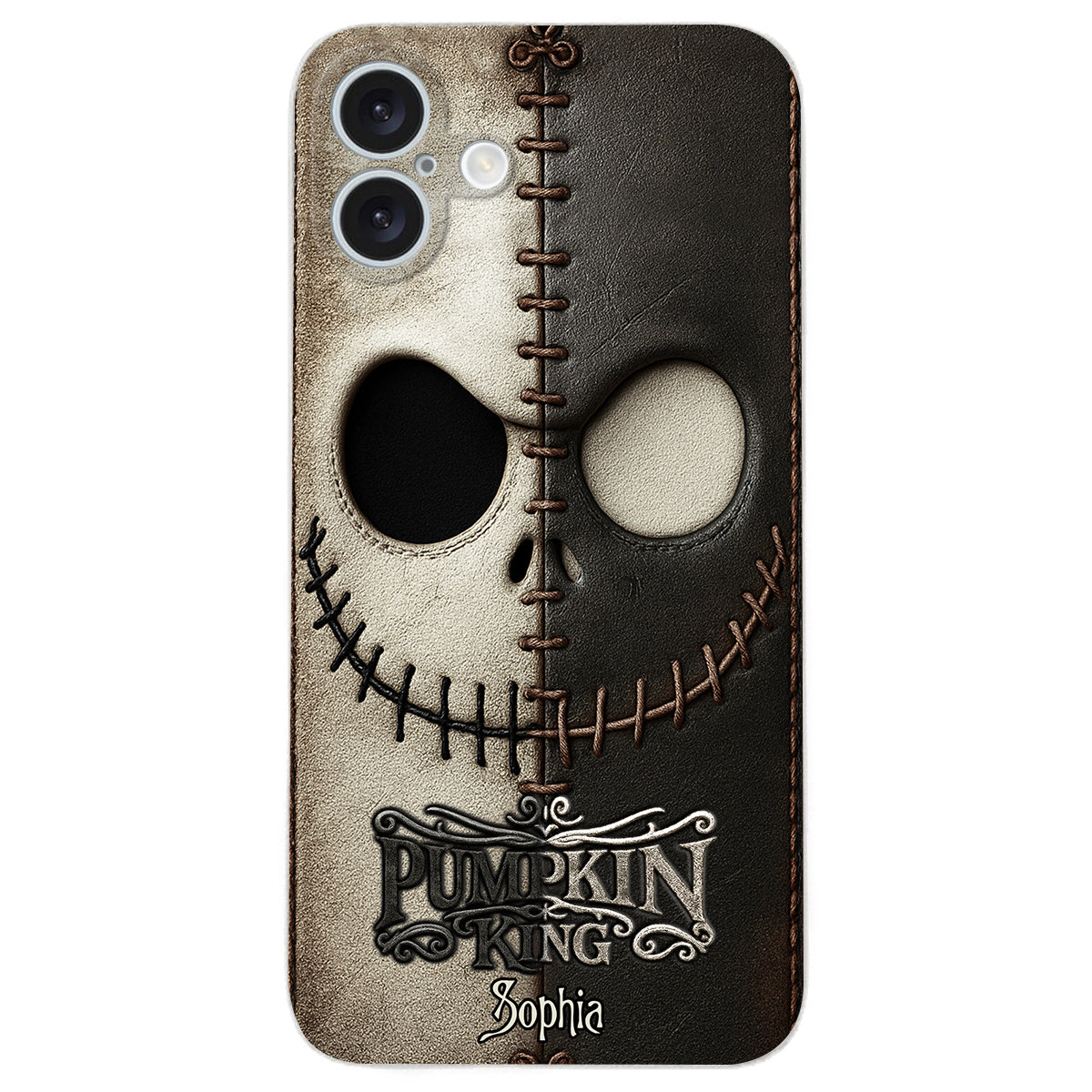 The Pumpkin King - Nightmare Leather Phone Case