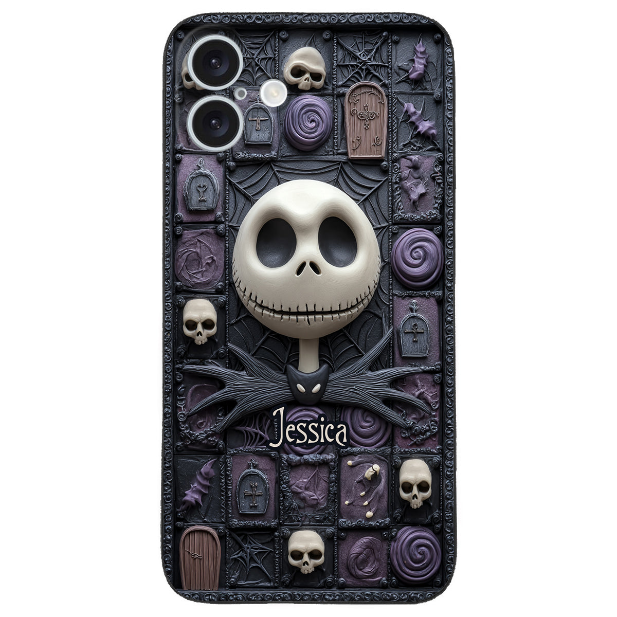 Fantasy Nightmare - Personalized Nightmare Leather Phone Case