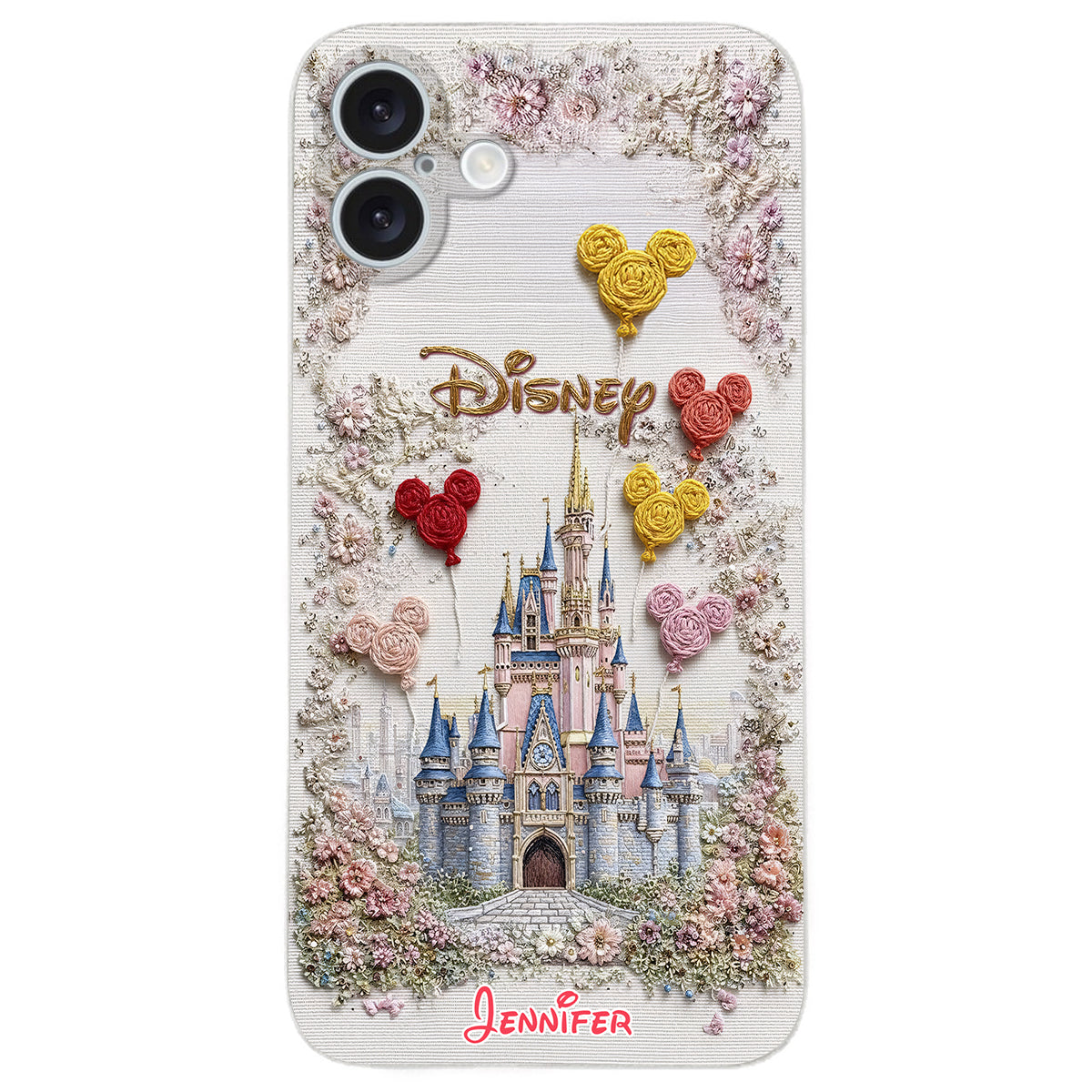Magical Castle - Personalized Mouse Leather Phone Case