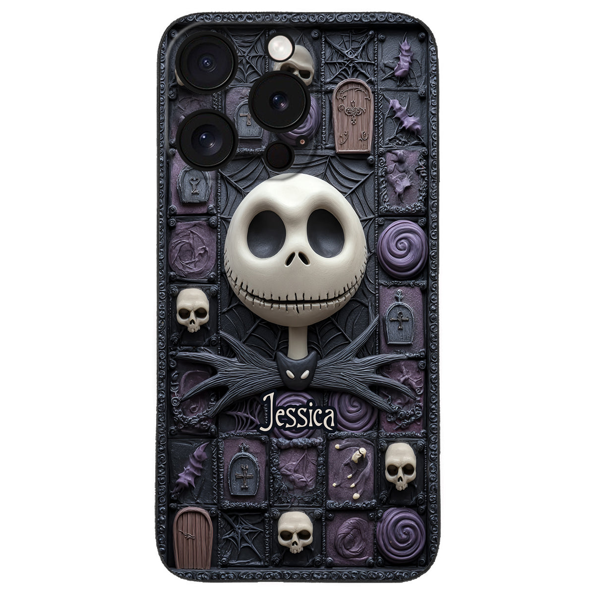 Fantasy Nightmare - Personalized Nightmare Leather Phone Case