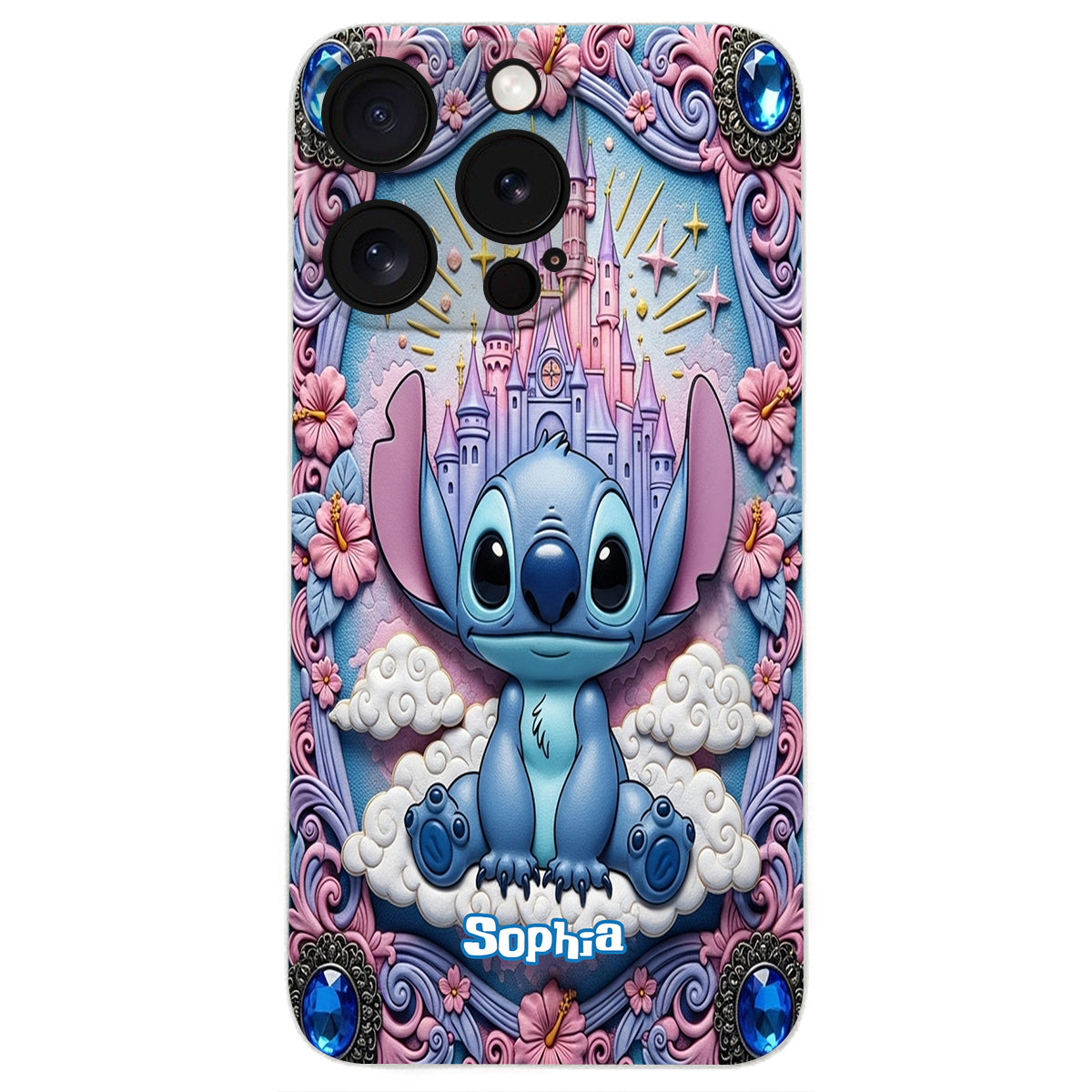 Blue Ohana - Personalized Ohana Leather Phone Case