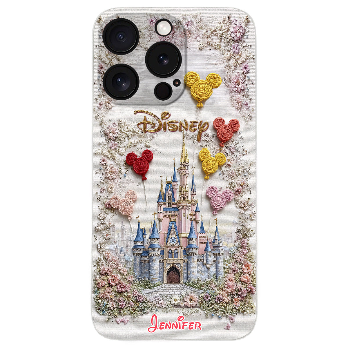 Magical Castle - Personalized Mouse Leather Phone Case