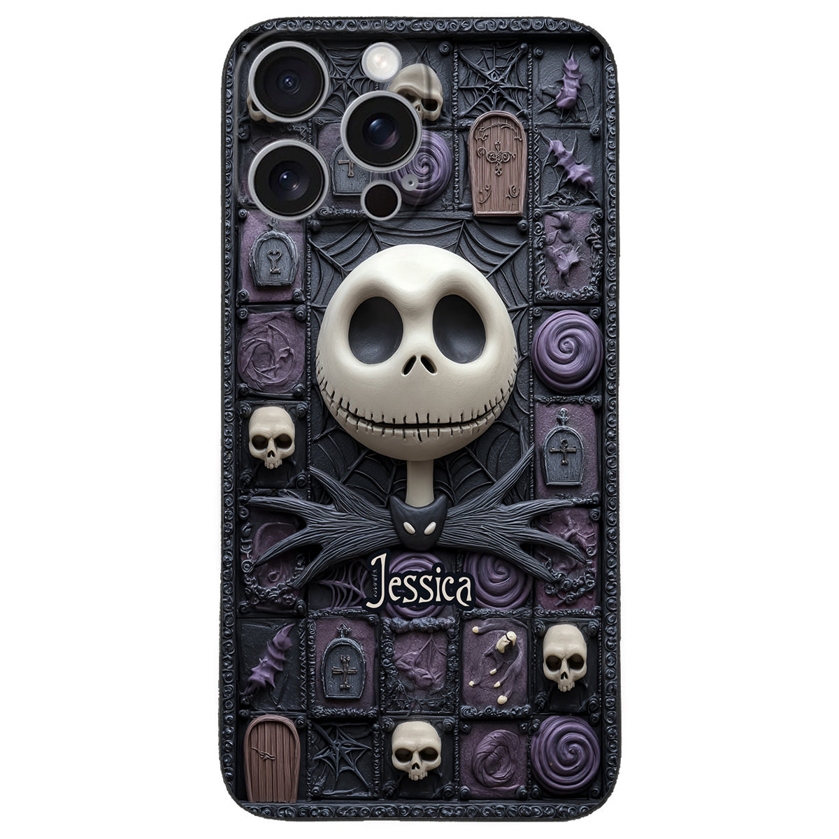 Fantasy Nightmare - Personalized Nightmare Leather Phone Case