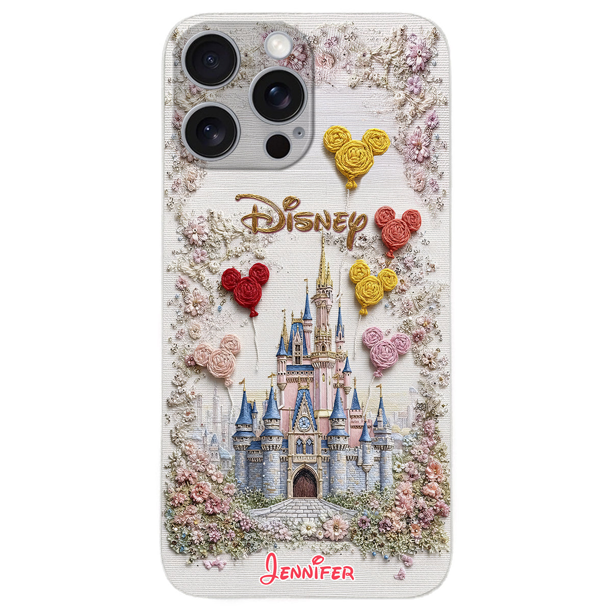 Magical Castle - Personalized Mouse Leather Phone Case