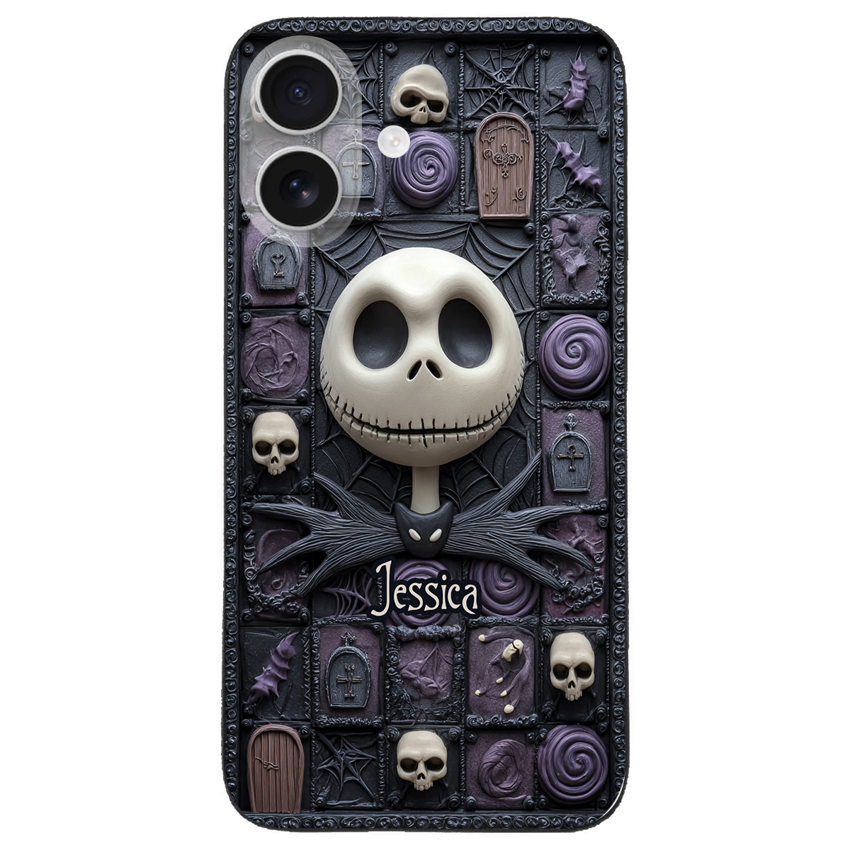 Fantasy Nightmare - Personalized Nightmare Leather Phone Case