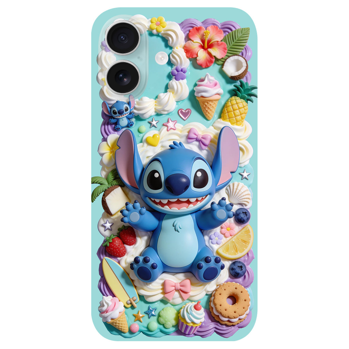 Ohana - Personalized Ohana 3D Embossed Leather Phone Case